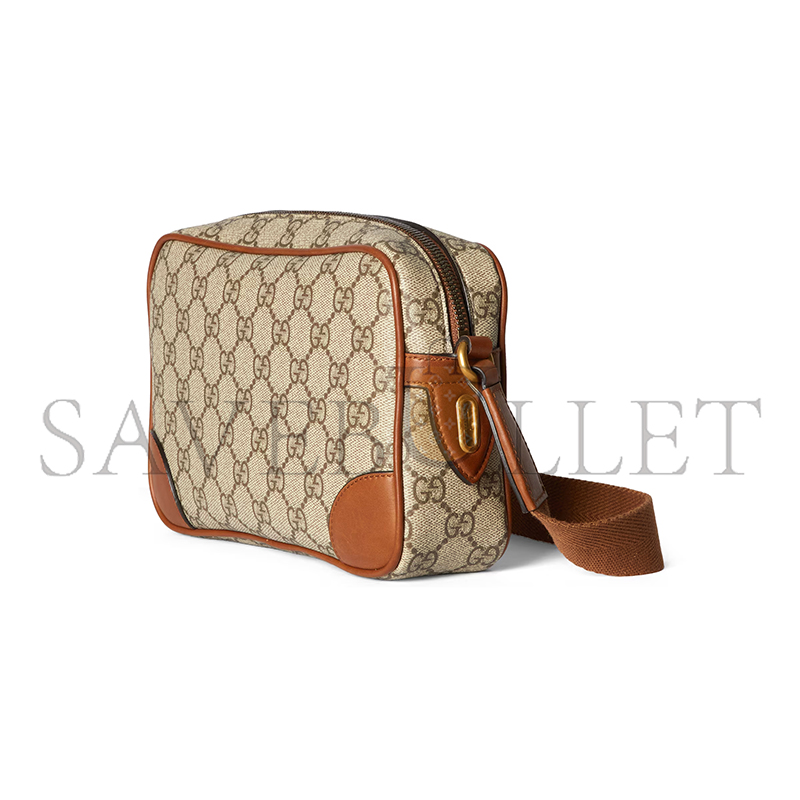 GUCCI GG EMBLEM EMBOSSED SUPER MINI BAG 821216 (22*14*6cm)